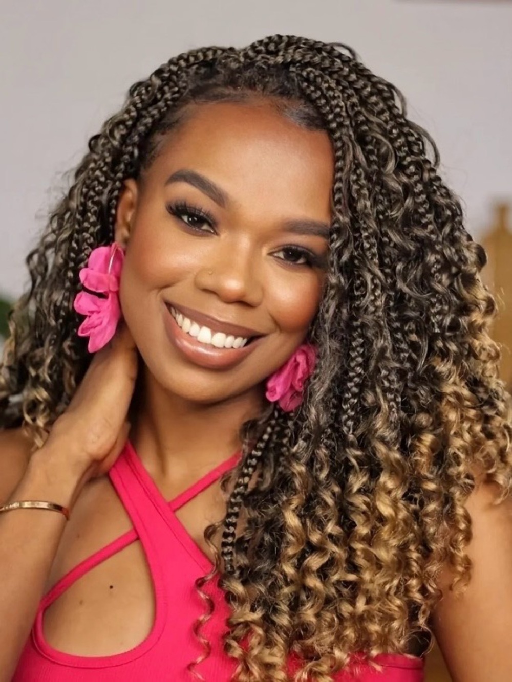 Short Braided wigs 16 inch